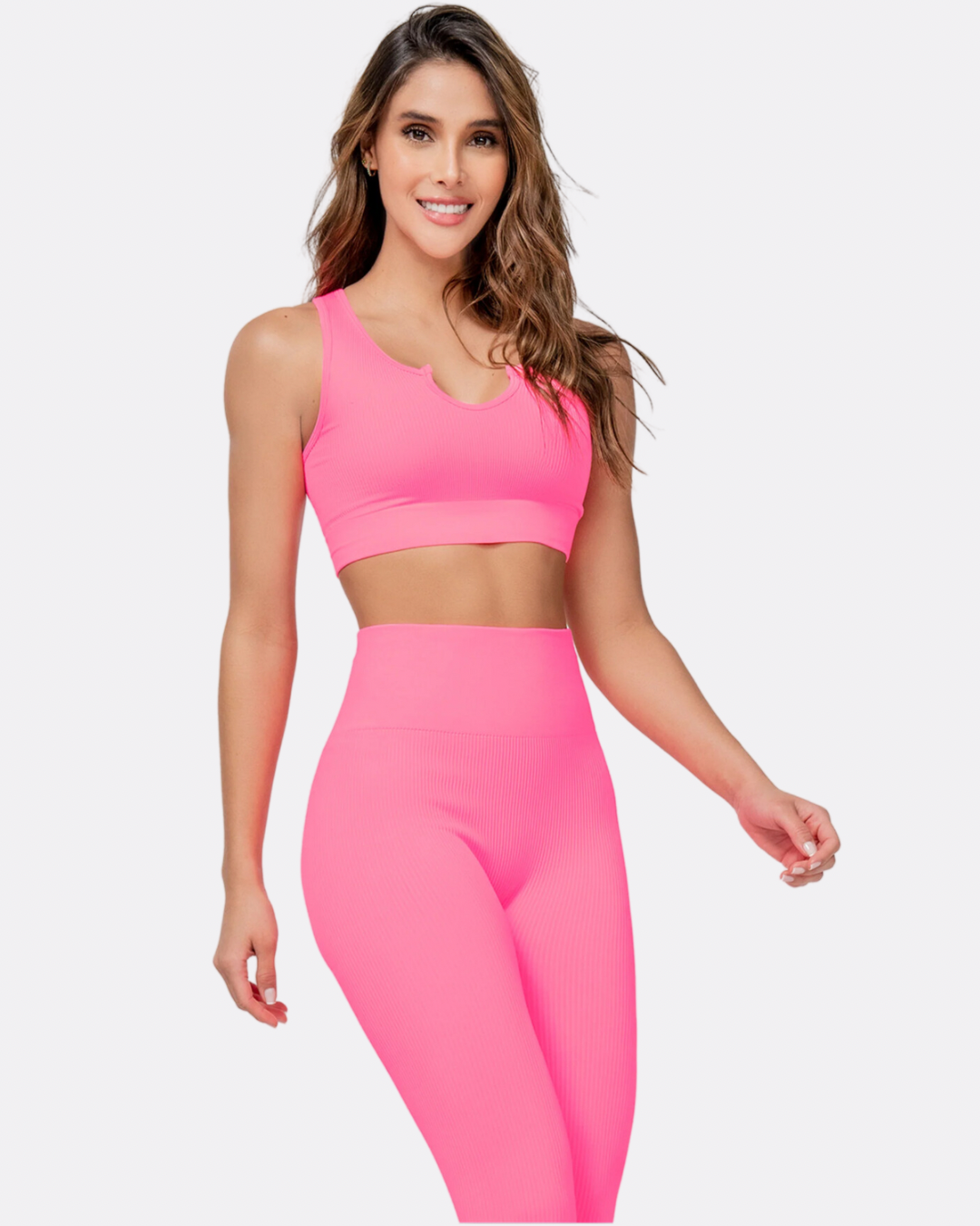 SEAMLESS FUCSIA SPORTS SET