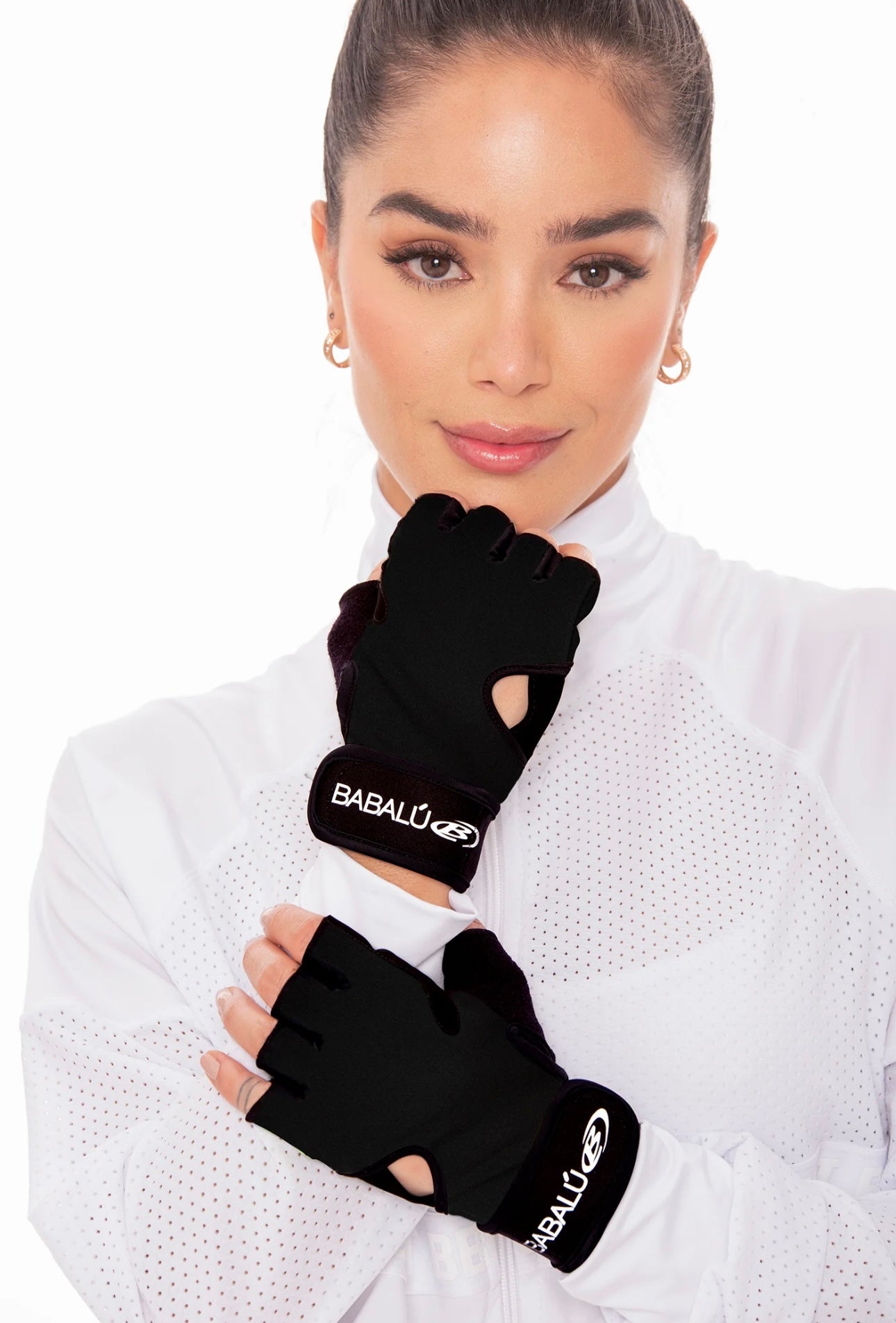 POLYESTER SPORTS GLOVES ONE SIZE