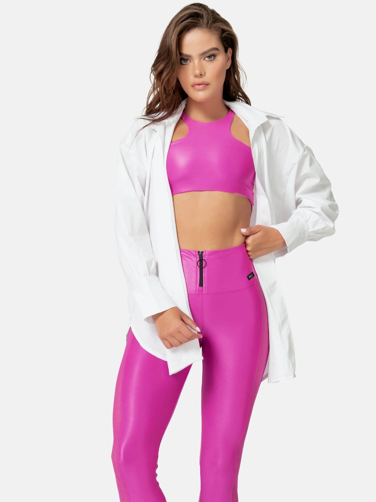 LEATHER LOOK FABRIC SPORTS SET